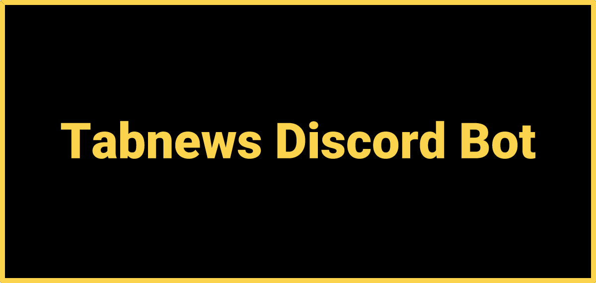 Tabnews Discord Bot